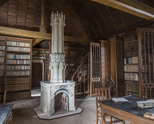 La bibliothèque du chapitre, exposition permanente, Cathédrale Notre-Dame, Bayeux